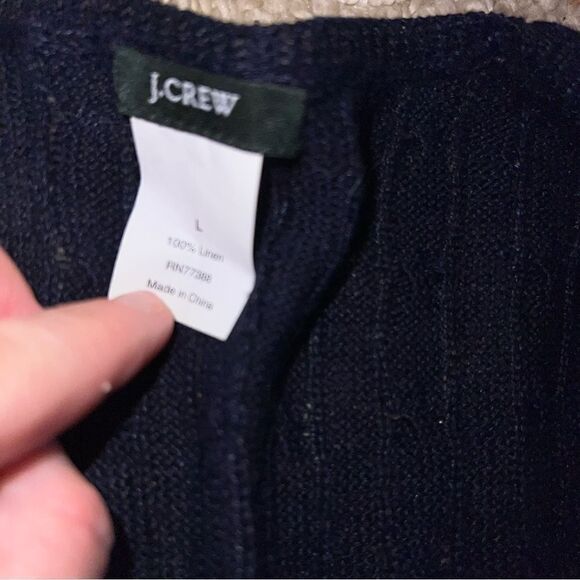J crew linen vest size L like new - Picture 2 of 6